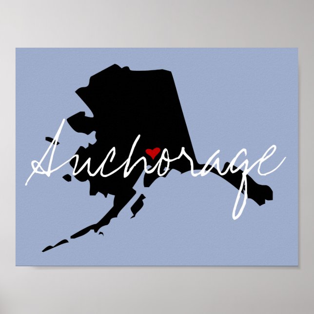 Alaska Town Poster (Framsidan)