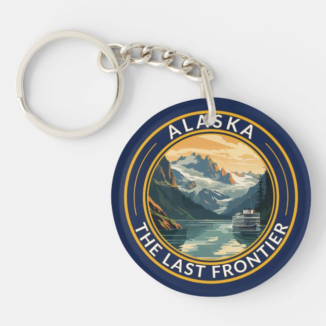 Alaska Travel Art Badge (Framsidan)