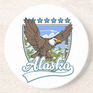 Alaska Travel Patch Underlägg