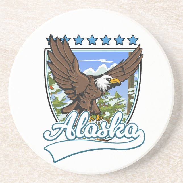 Alaska Travel Patch Underlägg (Framsidan)