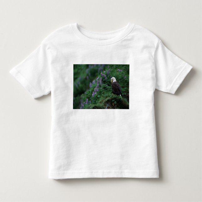 Alaska, Unalaska Island Örn bland Nootka Tee Shirt (Framsida)