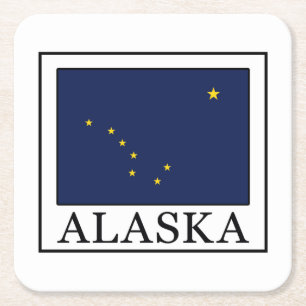 Alaska Underlägg Papper Kvadrat