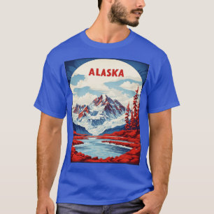Alaska United States Tourism Vintage Po T Shirt