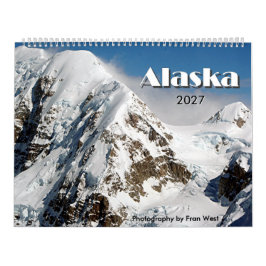 Alaska, USA, 2027 kalender