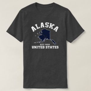 Alaska USA Est. 1959 patriotiska skjorta för T Shirt