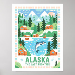 Alaska, USA:s senaste sommarresa Poster