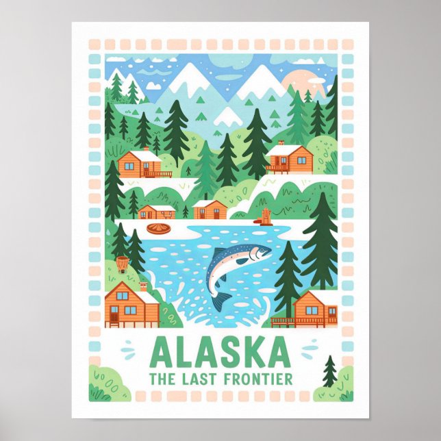 Alaska, USA:s senaste sommarresa Poster (Framsidan)