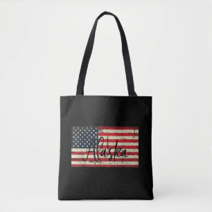 Alaska USA State America Travel Alaska Tote Bag Tygkasse