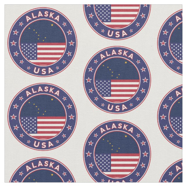 Alaska, USA, Stater Tyg (Närbild)