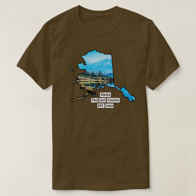 Alaska USA T Shirt (Design framsida)