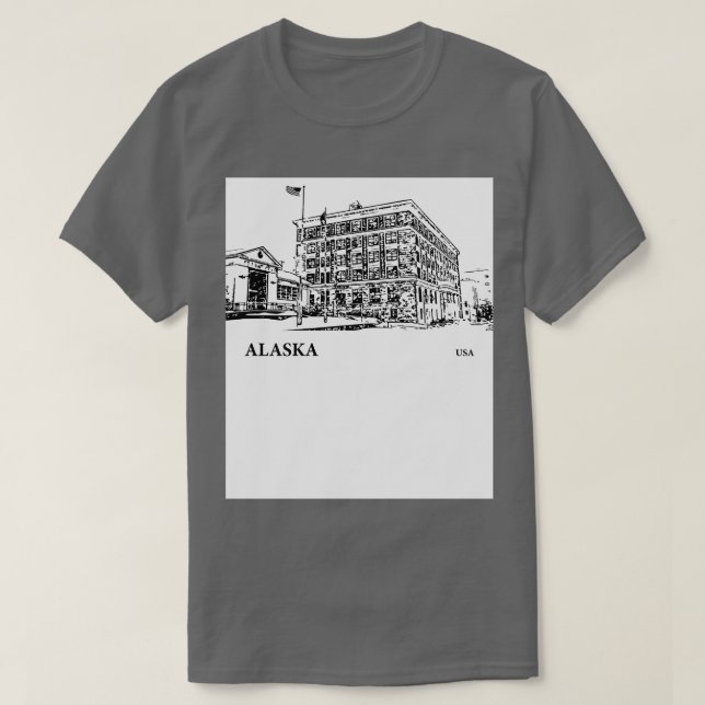 Alaska USA TShirt 1 T Shirt (Design framsida)