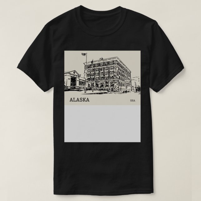 Alaska USA TShirt 8 T Shirt (Design framsida)