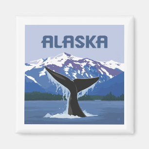 Alaska Valgaffel Magnet