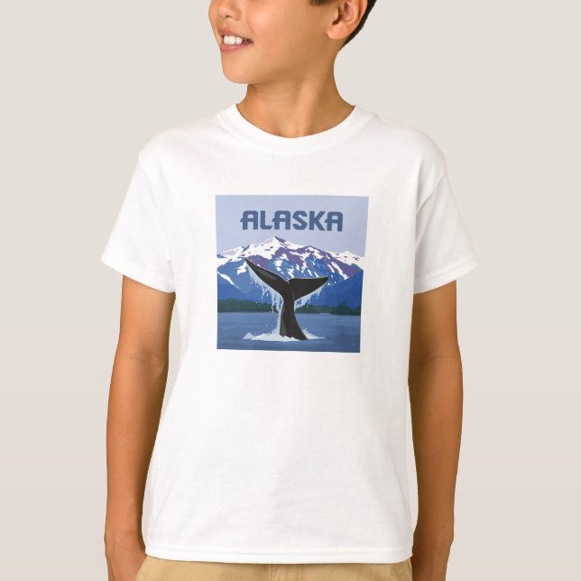 Alaska | Valgaffel T Shirt (Framsida)