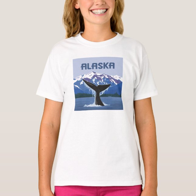 Alaska | Valgaffel T Shirt (Framsida)