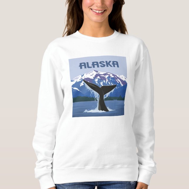 Alaska | Valgaffel T Shirt (Framsida)