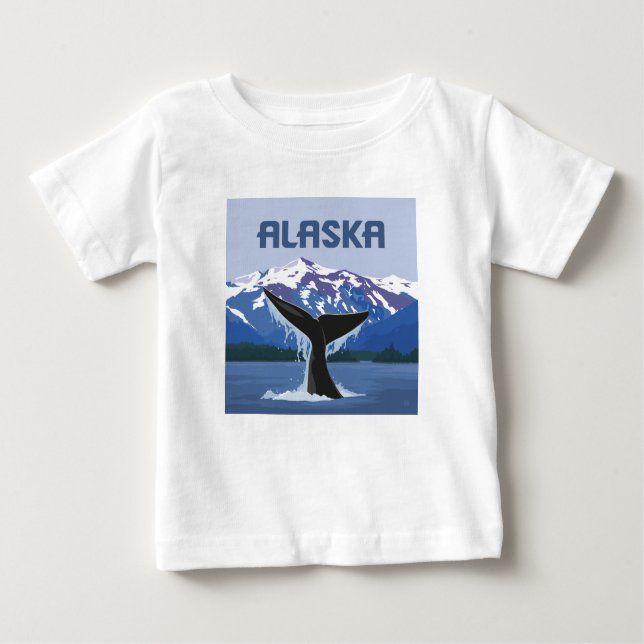 Alaska | Valgaffel T Shirt (Framsida)