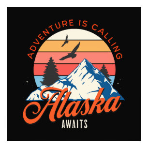 Alaska väntar! fototryck