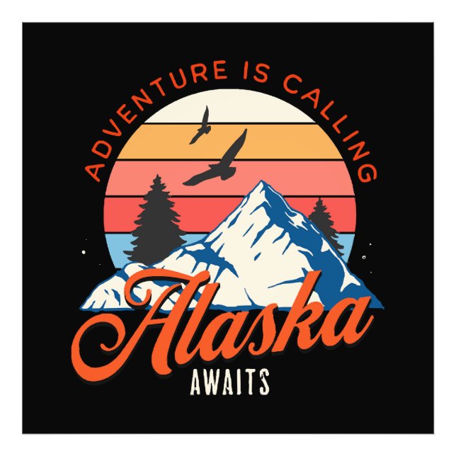 Alaska väntar! fototryck (Framsidan)