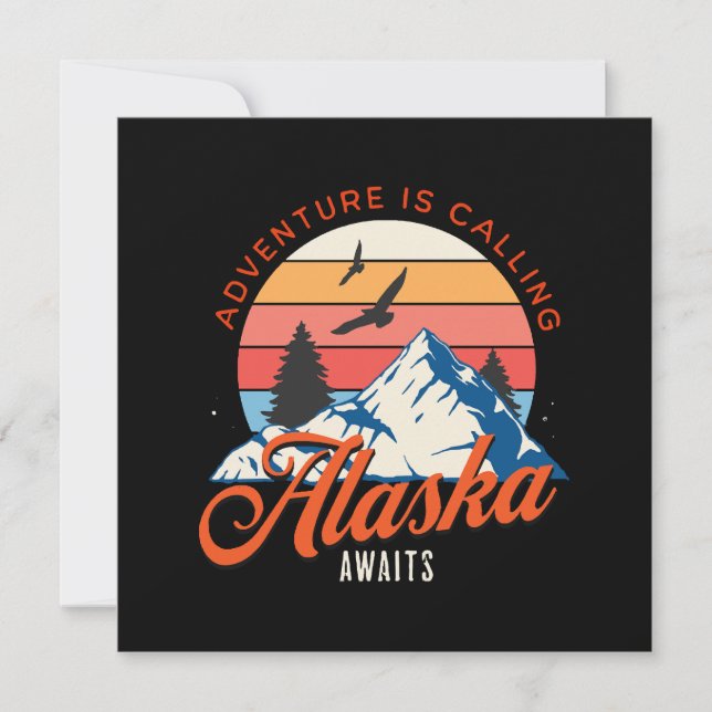 Alaska väntar! inbjudningar (Framsida)