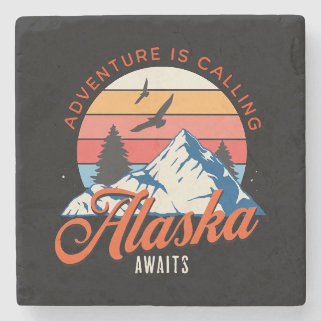 Alaska väntar! stenunderlägg (Framsidan)
