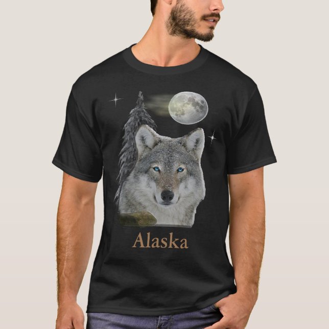 Alaska varg T-Shirt (Framsida)