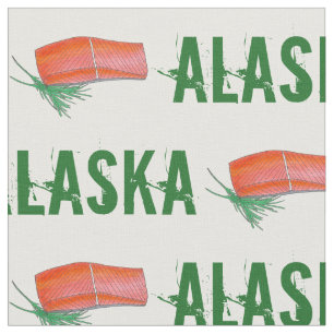 ALASKA Vild Alaska Salmon Fish Filet Seafood Tyg