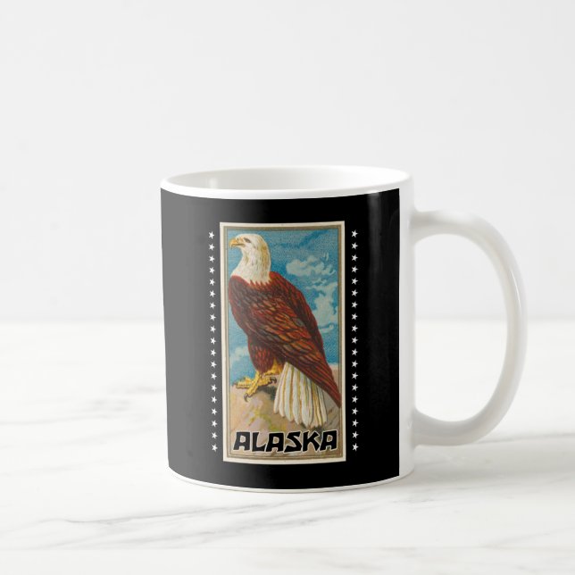Alaska - Vintage Örn Kaffemugg (Höger)
