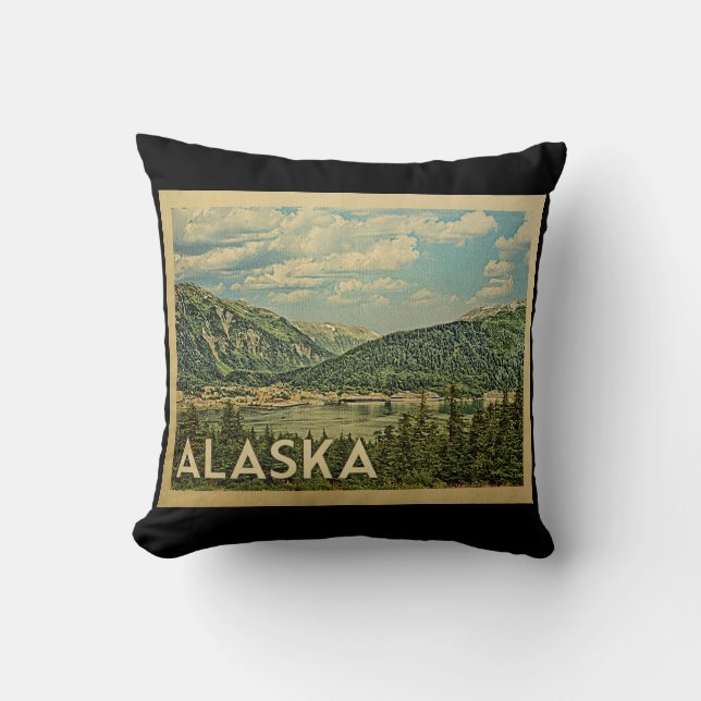 Alaska Vintage resor Kudde (Framsida)
