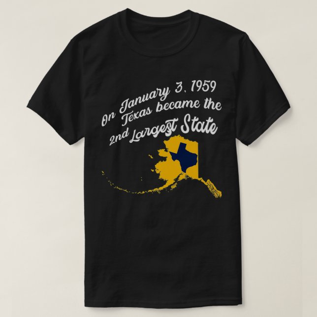 Alaska vs Teas  Funny Alaska Premium  T Shirt (Design framsida)