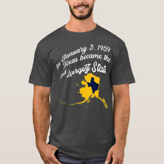 Alaska vs Texas Funny Alaska T Shirt