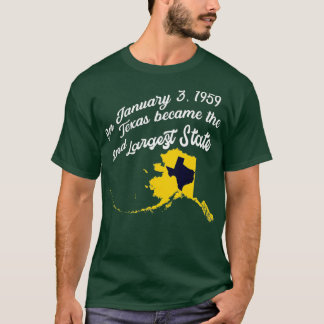 Alaska vs Texas Funny Alaska T Shirt