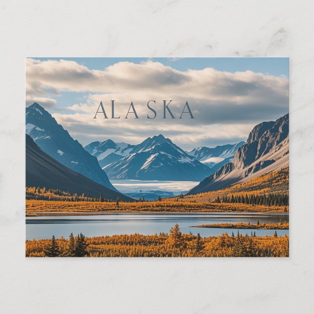 alaska-vy vykort (Framsida)