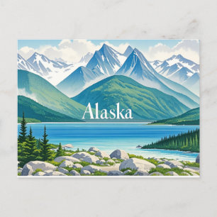 alaska-vy vykort