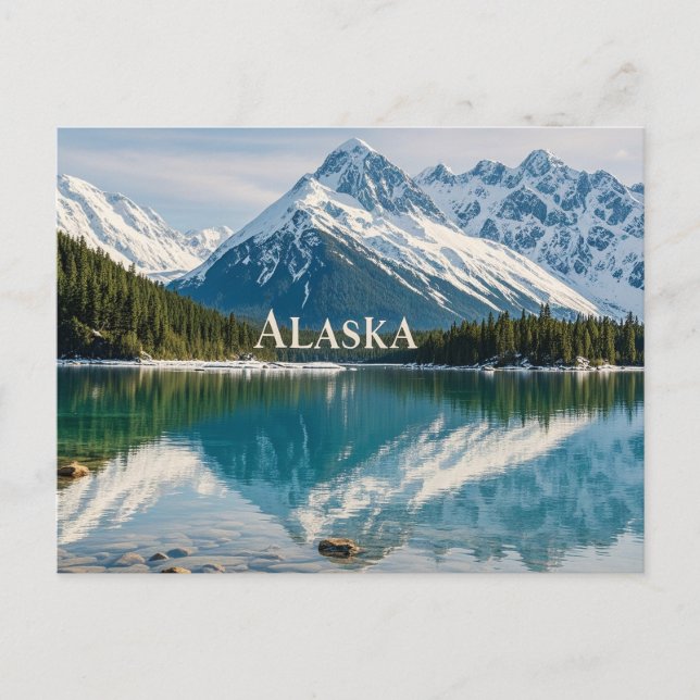 alaska-vy vykort (Framsida)