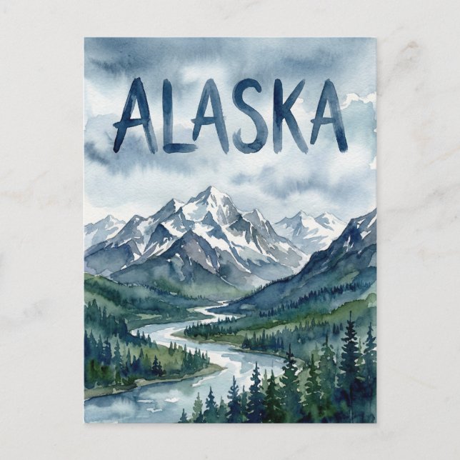 Alaska vykort (Framsida)