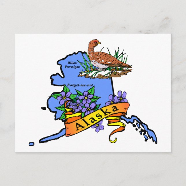 Alaska Vykort (Framsida)