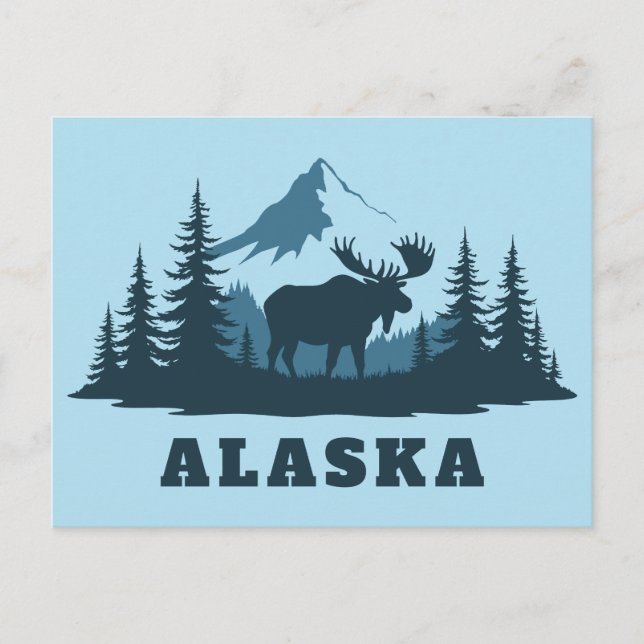 ALASKA VYKORT (Framsida)
