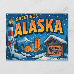 ALASKA Vykort
