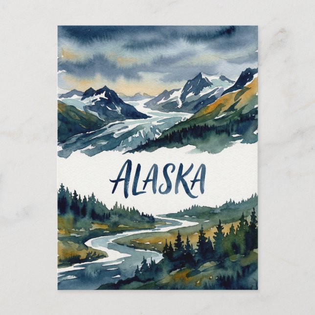 Alaska vykort (Framsida)