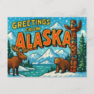 ALASKA Vykort