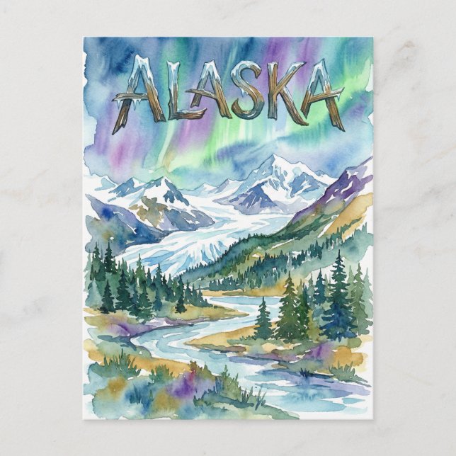 Alaska vykort (Framsida)