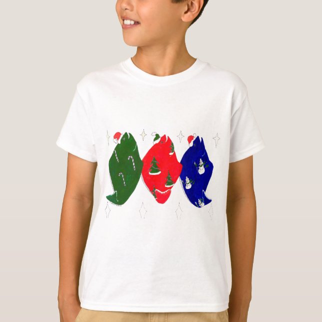 Alaska Whimsical jul Wildlife Tee (Framsida)