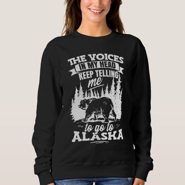 Alaska Wilderness Alaska Vacation T Shirt (Framsida)