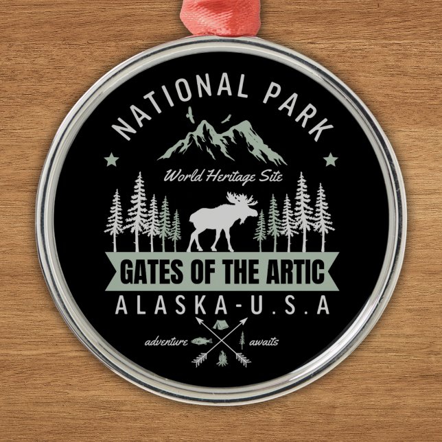 Alaska Wildlife – Gates of the Arctic National par Julgransprydnad Metall (Skapare uppladdad)