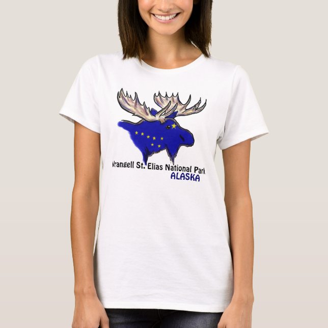Alaska Wrangell National Park dam T Tee (Framsida)