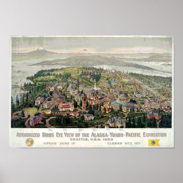 Alaska-Yukon-Pacific Exposition 1909 Poster (Framsidan)