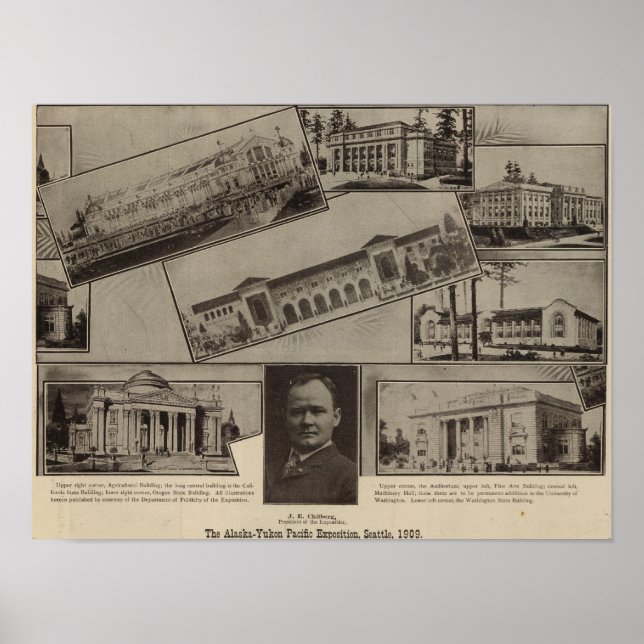 Alaska-Yukon Pacific Exposition, Seattle, 1909 Poster (Framsidan)