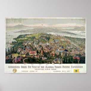 Alaska-Yukon-Stillahavs- utläggning 1909 Poster