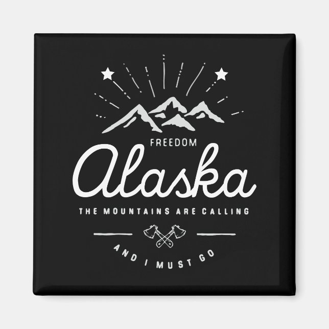 Alaskabergen säger att jag måste gå Mono Mörk Magnet (Framsidan)